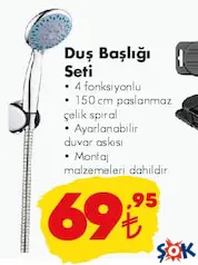 DUŞ BAŞLIĞI SETİ 4 FONKSİYONLU